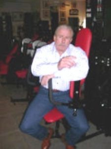 Jim Flanagan at his Gym