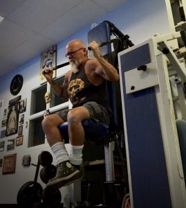 Doug Holland using his Nautilus Pulldown with a modified cam.